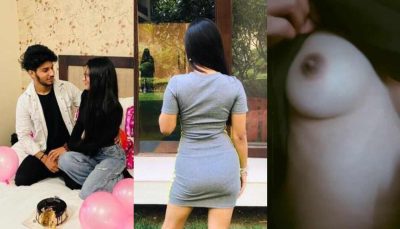 Beautiful Indian Babe Showing Pressing Boobs