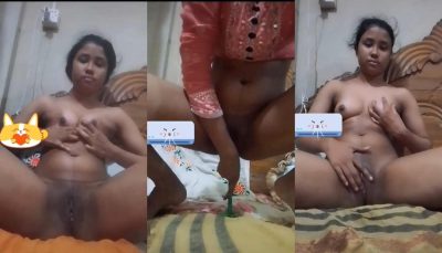 Very Horny Girl Masturbating Her Both Hole Hard Part 3