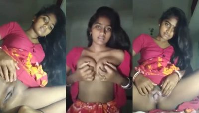 Beautiful Horny Village Boudi Showing Boobs And Pink Pussy