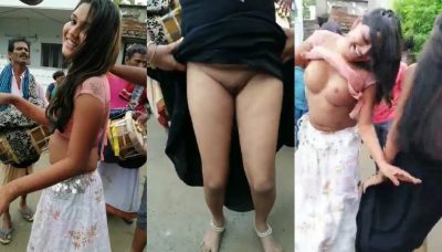 Paid Randi Showing Boobs Pussy In Public Dance Show